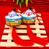 Этническая подвеска, упаковка ручной работы, сувенир, брелок, этнический стиль, подарок на день рождения