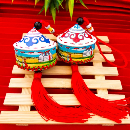 Этническая подвеска, упаковка ручной работы, сувенир, брелок, этнический стиль, подарок на день рождения