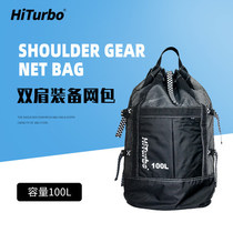 100L travel diving equipment bag large capacity scuba adjustment equipment supplies net bag bag shoulder bag