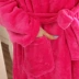 Váy ngủ đôi nam nữ dày flannel dài mùa thu và mùa đông dịch vụ nhà đồ ngủ san hô nhung khách sạn spa đồ ngủ nam hàn quốc Night Robe