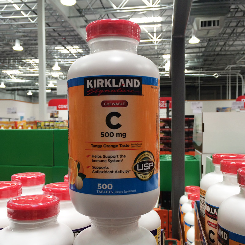 Kirkland柯克兰500mg维生素C咀嚼片，你的健康守护神？-维生素C-淘宝好物网