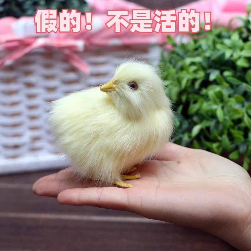 Simulated Chirping Chick Doll Children's Toy Fake Chicken Cute Animal Cognitive Ornament Creative Toy Model Chicken Simulated Chirping Chick Doll Children's Toy Fake Chicken Cute Animal Cognitive Ornament Creative Toy Model Chicken
