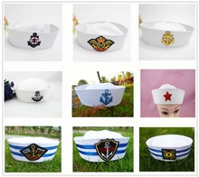 Шляпа матроса Геркулес матрос, шляпа медсестры, шляпа капитана, летняя детская шляпа, бар, шоу для детей.