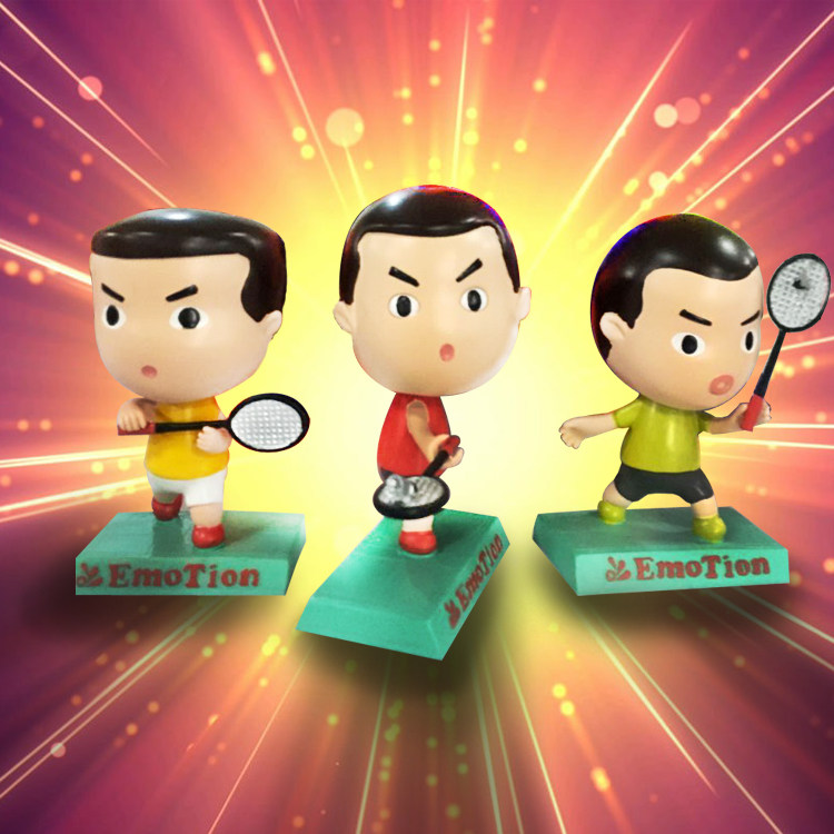 Original badminton doll doll DIY cartoon toy car doll model doll fan ornaments