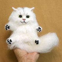 Wool Felt Souvenirs Custom Emulation Pets Kitty puppies Pendant Swing Pieces Doll Paparazzi bookcase daily placement