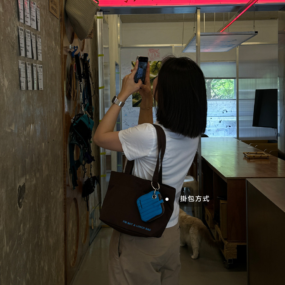 Stan&Co 防潑水耳機包/含可視網格內袋/收納小包/掛件 - 化妝袋/收納袋 - 尼龍