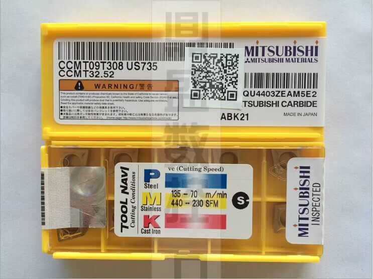 Khuyến mãi giới hạn thời gian lưỡi cắt xe chính hãng Mitsubishi CCMT060204 / 09T304 / VP15 / UC5115 dụng cụ cắt khác 	lưỡi cưa mỏng