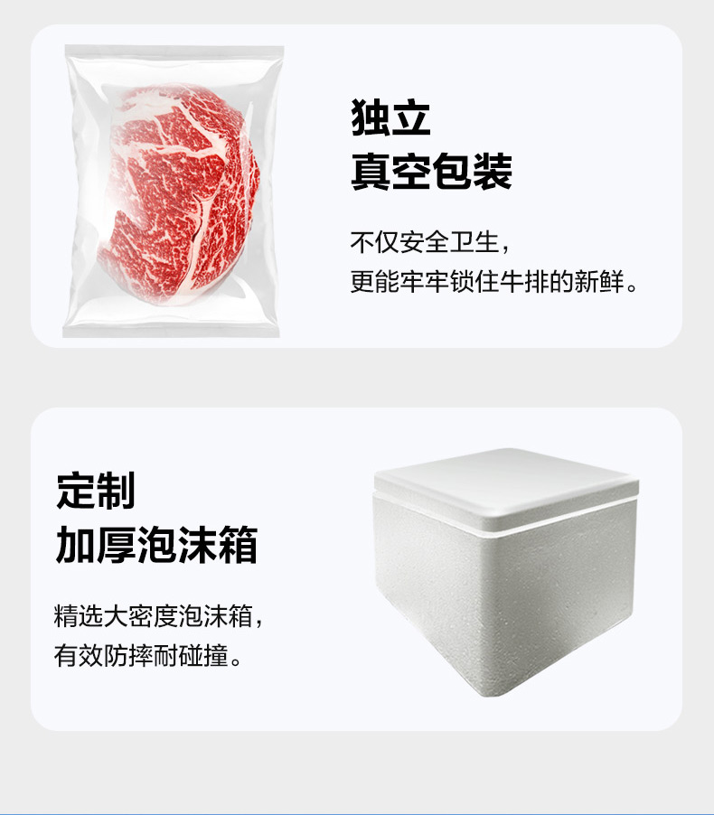 沃尔玛有售 澳洲进口 顶诺 整切板腱牛排 100g*10片 图6