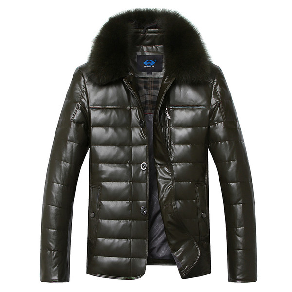 2016冬季款 木笛 狐狸毛领 男士羽绒服 优惠券折后￥428包邮（￥528-100）三色可选