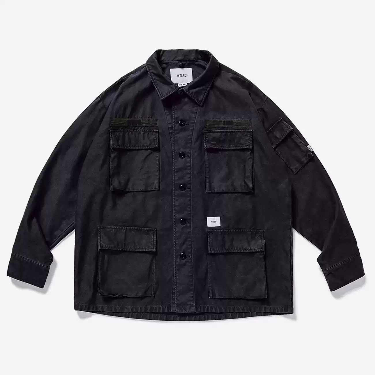 WTAPS FLYERS LS COTTON. SATIN Wtaps 21AW Flyers/LS/Cotton.Satin
