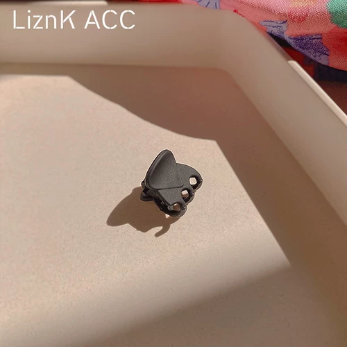 Черная летняя заколка-крабик, челка, заколка для волос, шпильки для волос, коллекция 2022, популярно в интернете