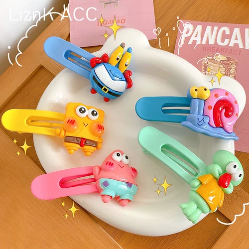 Милая поролоновая детская кукла, заколка-крабик, челка, аксессуар для волос, шпильки для волос