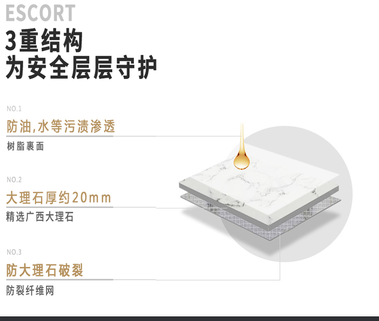 Ánh sáng hậu hiện đại sang trọng bàn cà phê đá cẩm thạch Bàn cà phê đá cẩm thạch Bắc Âu phong cách thiết kế kiểu Hồng Kông phòng ánh sáng sang trọng - Bàn trà bàn trà mặt đá