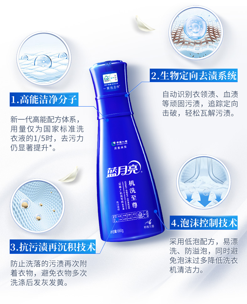 蓝月亮 机洗至尊洗衣液 1760g 3倍浓缩 耐用180天 图9