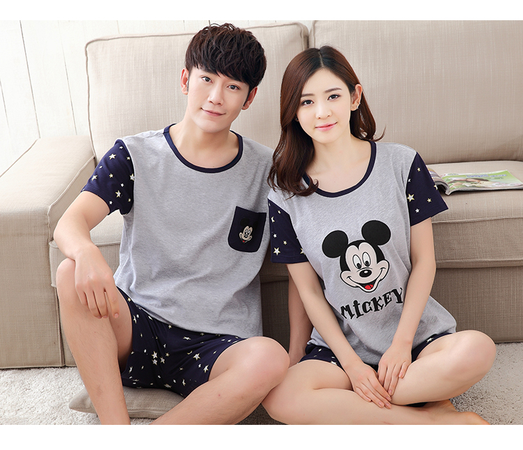 Pyjama mixte en Coton à manche courte - Ref 2988453 Image 31