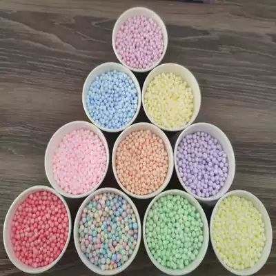 250gEPS 4-6MM Macaron non-fading color foam particles DIY slime crystal mud filling