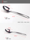 Shuangli Renzhu Dining Spoon Stainless Steel Dessert Coffee Spoon Spoon Children's Small Spoon Household Exquisite Tableware