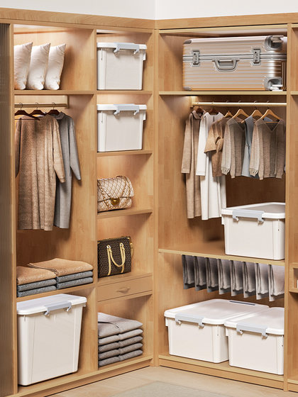 禧天龙家用收纳箱加厚家用衣服储物箱塑料箱子书本玩具零食整理箱