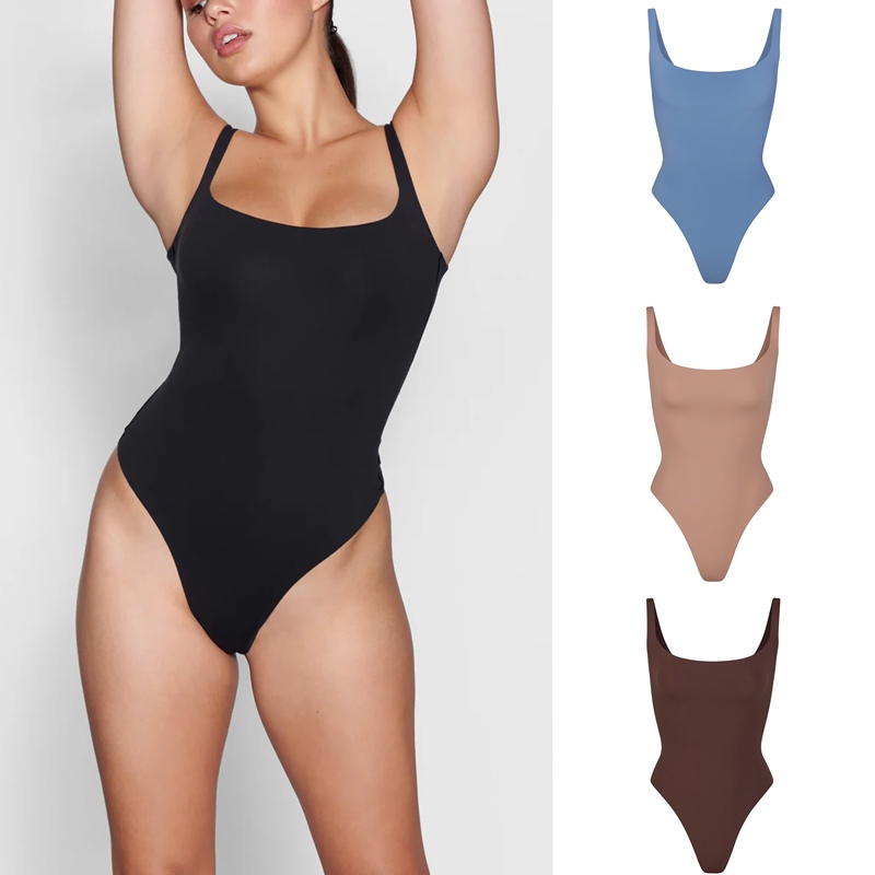 Some Genuine Skims Fits Everybody Square Neck Sleeveless Camisole Jumpsuit Jumpsuit in Stock Some Genuine Skims Fits Everybody Square Neck Sleeveless Camisole Jumpsuit Jumpsuit in Stock