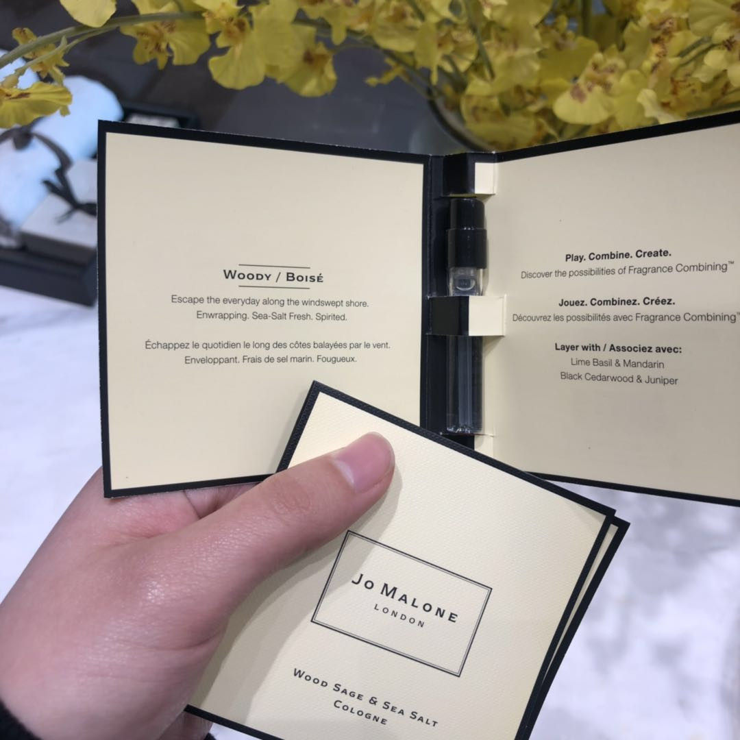 Spot Jo Malone Zumalon original test tube perfume trial package British pear Little Canlan 1 5ml sea salt