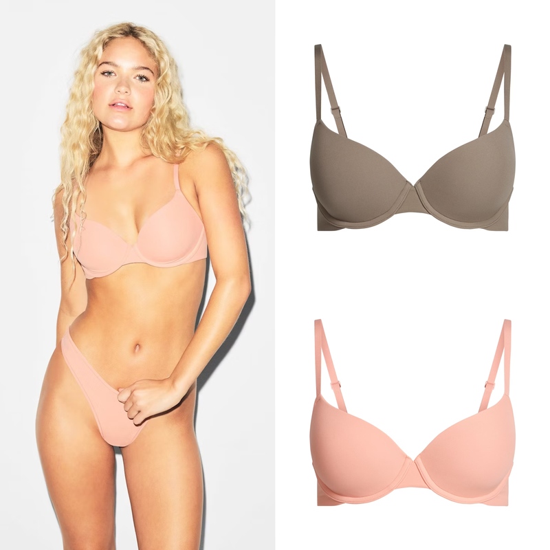 Some Skims Kardashian Fits Everybody Tshirt Bra Elastic Comfortable Bras Are in Stock