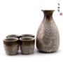 Bộ rượu bằng gốm theo phong cách Nhật Bản Sake cup pot Phnom Penh đồ khui rượu