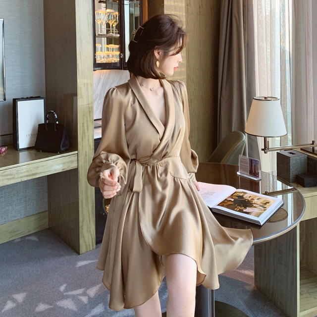 Banquet skirt niche design high-end texture temperament celebrity high-end annual meeting engagement bridesmaid dress dress female