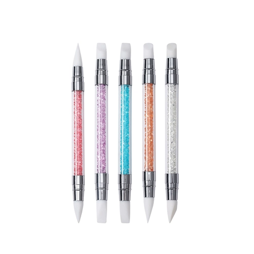 Двусторонняя силиконовая наклейка для маникюра, набор маникюрных инструментов, новая коллекция