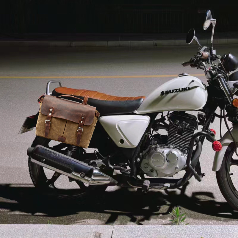 Apply Suzuki Cool Biao 150 Motorcycle side Pack retro waterproof Mormon retrofit accessories commute flanked hanging bags-Taobao