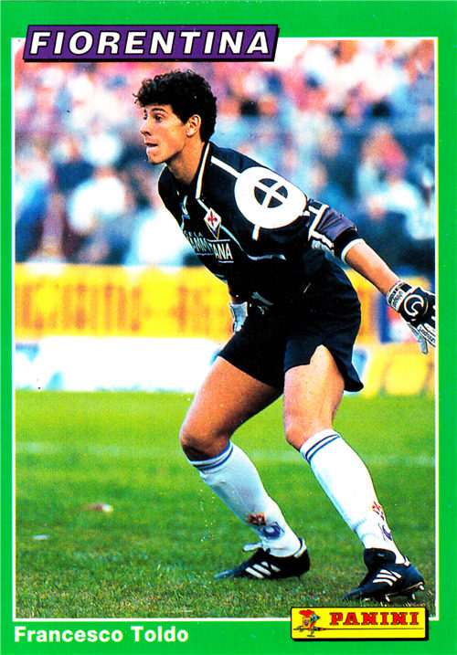 panini 95 Serie A football star Ca Toldo Florence Japanese Edition
