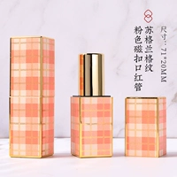 Шотландская клетчатая розовая магнитная трубка