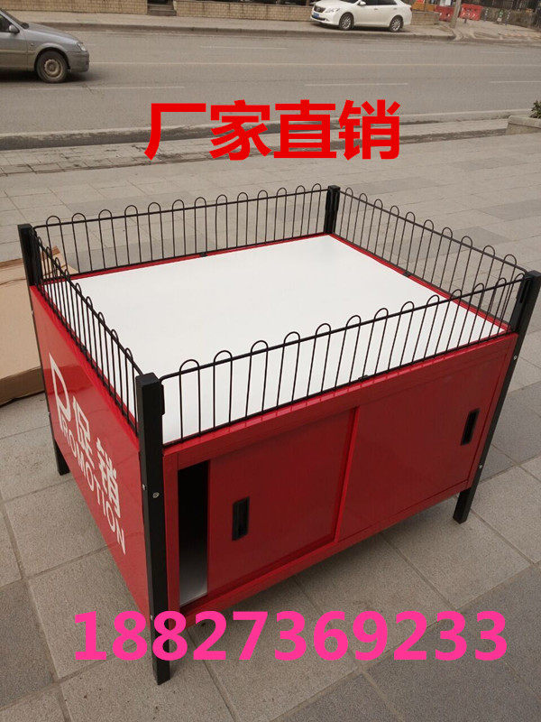 Hubei Wuhan Shelf Supermarket Promotion Desk Clothing Promotion Desk Multifunctional Supermarket Storage Warehouse