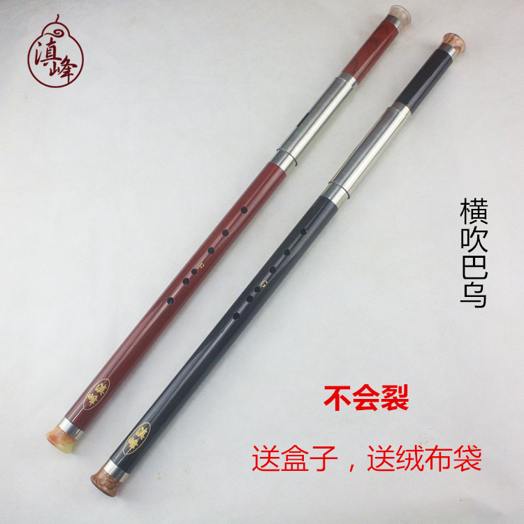 Bau musical instrument Dianfeng gum plastic imitation mahogany ebony cross blowing children adult beginner exam grade G tone F tone