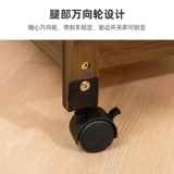 竹庭 Сплошное деревянное прикроватное шкаф простой шкаф для хранения шкаф