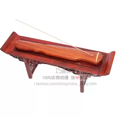 New magenta red sandalwood guqin incense insert Wooden line incense insert incense supplies Incense burner sandalwood stove lying incense burner