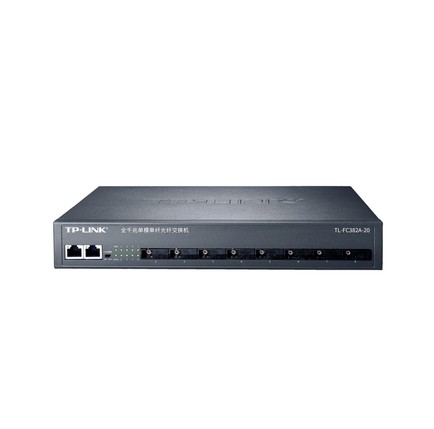 TP-LINK TL-FC382A-3 one thousand trillion 8 light 2 electric fiber transceiver single-mode single fiber switch bidirectional 3km