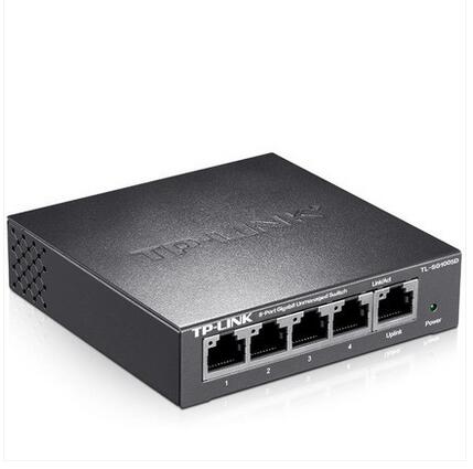 TPLINK TL-SG1005D 5-mouth full one thousand trillion switch steel shell 4 extension cord 1000M Internet monitoring
