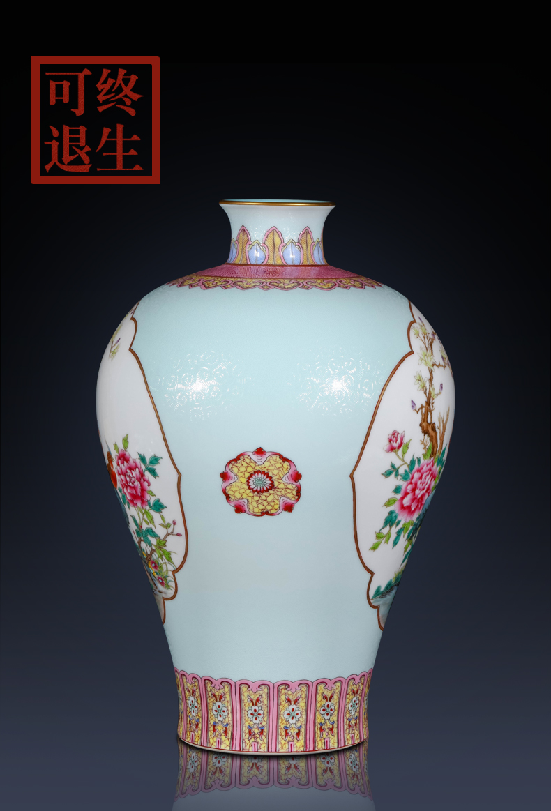 Weekly update. 10 imitation of the qing qianlong solitary their weight.this auction collection jack ceramic vases, furnishing articles