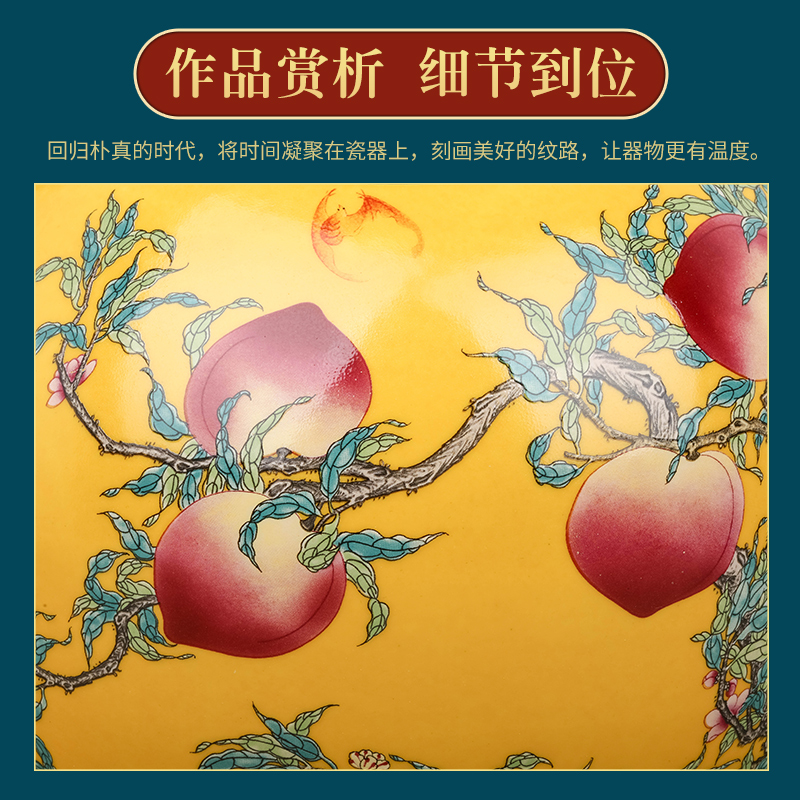 Jingdezhen ceramics, vases, flower arrangement of Chinese style restoring ancient ways of TV ark, wine furnishing articles office desktop decoration