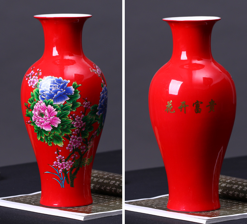 Limited  seconds kill jingdezhen ceramic vases, flower arranging furnishing articles sitting room adornment of Chinese style arts and crafts