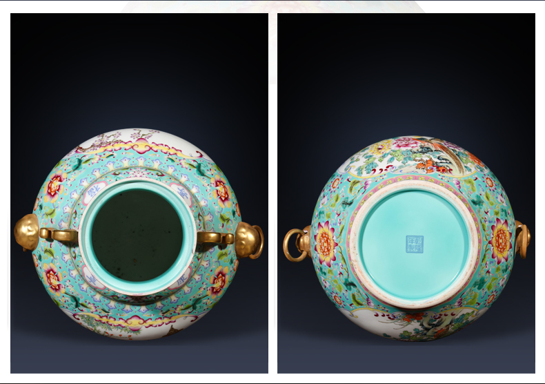 Weekly update 12 issue of imitation the qing qianlong solitary their weight.this auction collection jack ceramic vases, furnishing articles