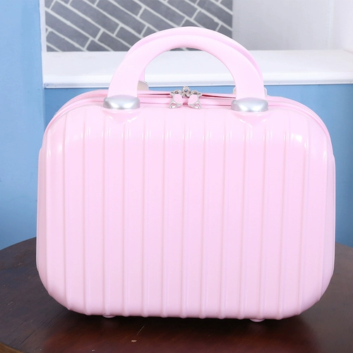 Маленькая портативная коробка, чемодан, милая косметичка, вместительная и большая сумка-органайзер, 14 дюймов, 16 дюймов