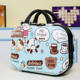 Cute Portable 14 Painted Cartoon 16 Inch Suitcase Small Suitcase Female Mini Travel Cosmetic Case Storage Bag