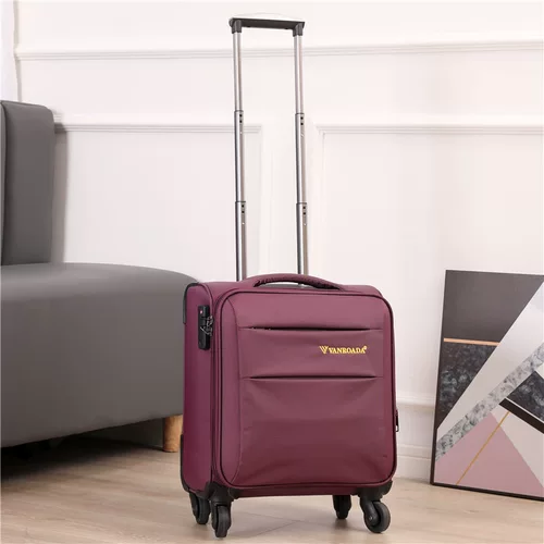 学生帆布行李箱布箱登机牛津布18寸防水密码箱女新款大容量网红20