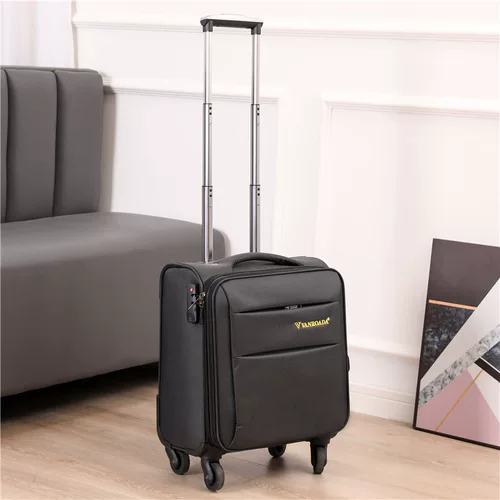 学生帆布行李箱布箱登机牛津布18寸防水密码箱女新款大容量网红20