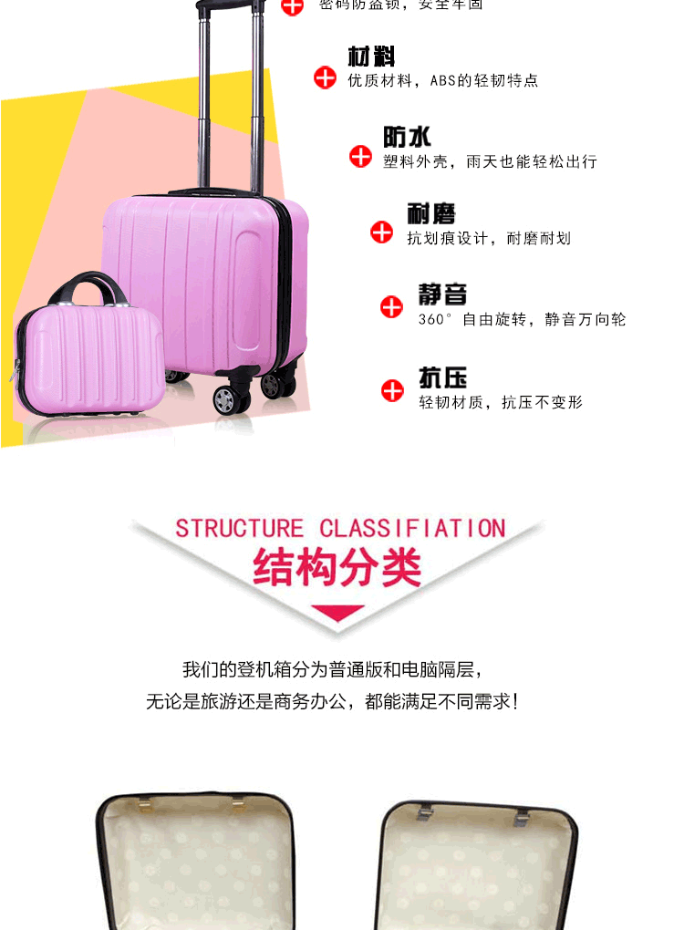 Mini 18 inch vali nam vali nhỏ 16 inch xe đẩy trường hợp nội trú nữ phổ quát bánh xe trẻ em hộp khóa vali rimowa