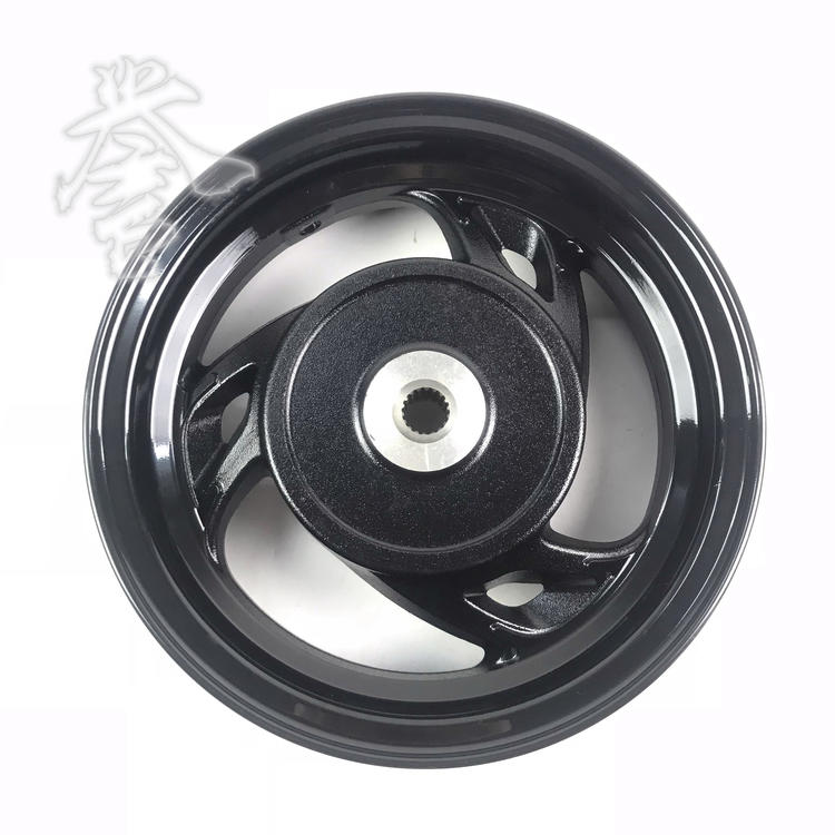 Applicable locomotive country 4 hearty wheel front wheel HJ125T-18H 18G front steel ring rear steel ring wheel shell wheel