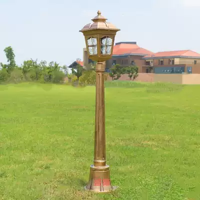 Garden villa light Outdoor landscape light Outdoor park lawn buried light High-end American courtyard lawn column light