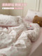 Four-Piece Set Pure Cotton 100% Cotton 2026 New Bedding Set Bed Sheet Duvet Cover Fitted Sheet Student Dormitory Three-Piece Set 4