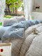 Class a Four-Piece Bed Sheet Set, Washed Cotton, 2026 New Style Fitted Sheet Bedding, Summer Student Dormitory Three-Piece Set